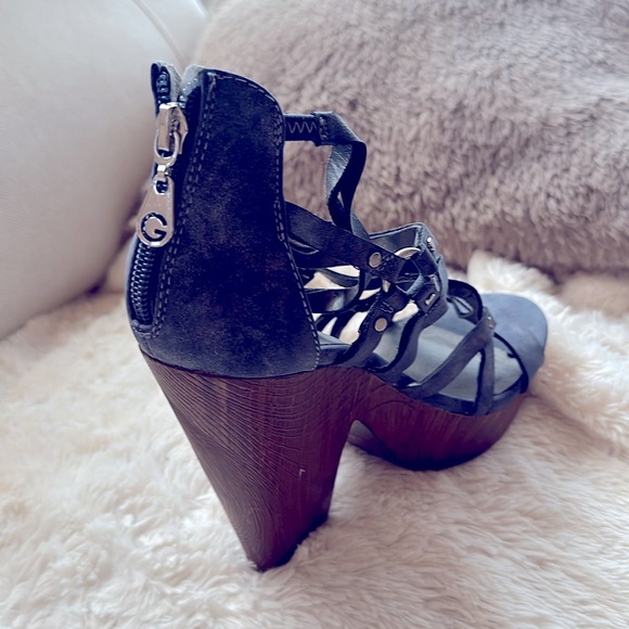 G by Guess Wedges Sandals Women’s Size 8 Pre Owned Condition Please See Notes - Picture 5 of 15